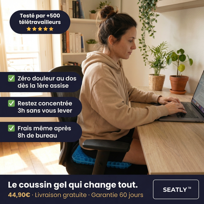 Coussin Gel Anti-Douleur Seatly™