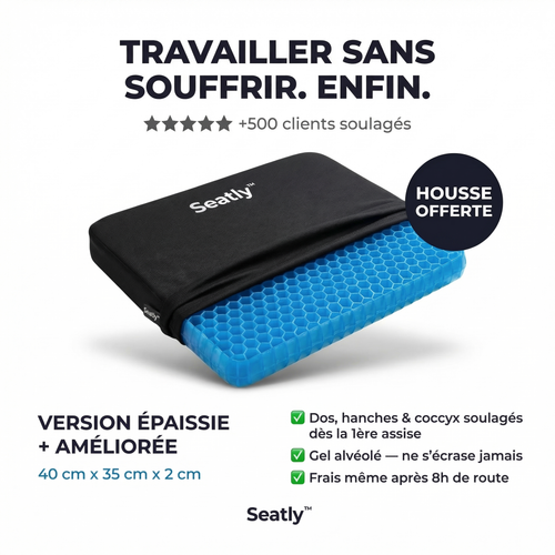 Coussin Gel Anti-Douleur Seatly™